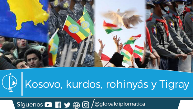 Kosovo, kurdos, rohinyás y Tigray